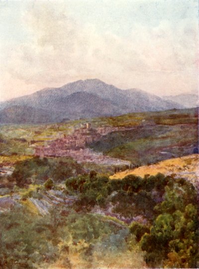 Subiaco desde el Monasterio de San Benito de Alberto Pisa